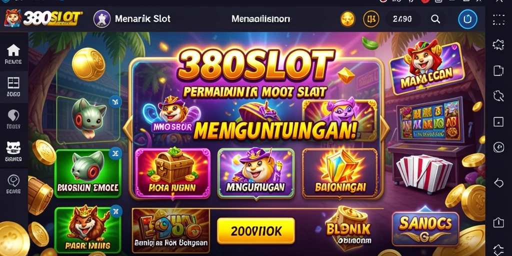 Screenshot gameplay 380SLOT dengan mesin slot yang menarik.