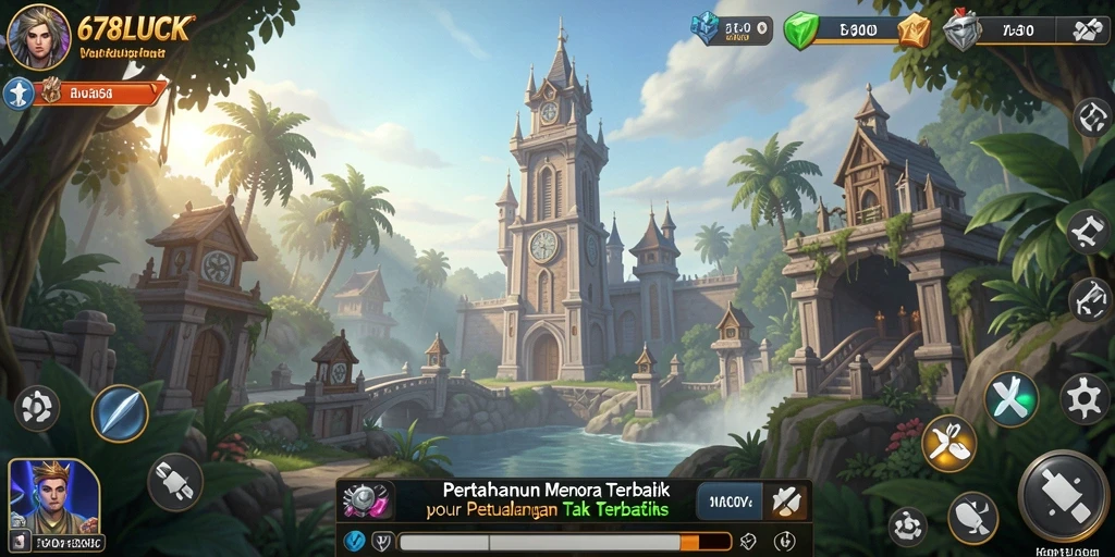 Tampilan gameplay seru dari Tower Defense di 678LUCK.