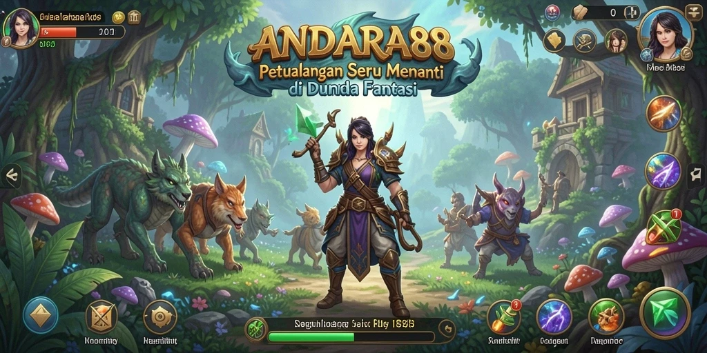 Tampilan gameplay seru ANDARA88 dengan aksi petualangan yang mendebarkan.