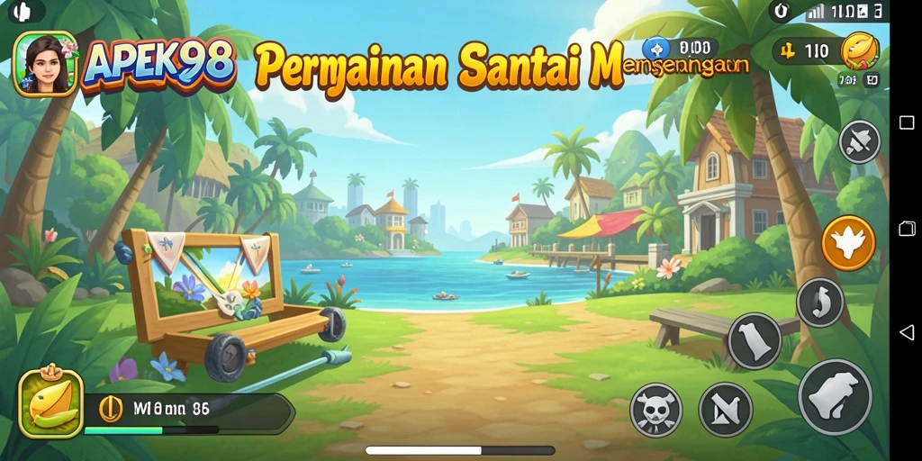 Screenshot gameplay APEK88 menampilkan aksi seru dalam permainan santai.