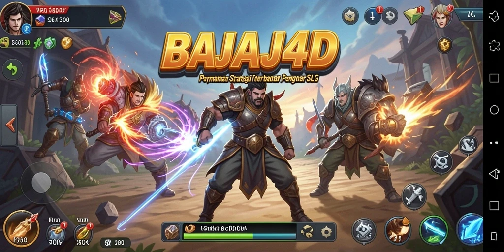 Tampilan aksi seru dalam gameplay BAJAJ4D sebagai game SLG.