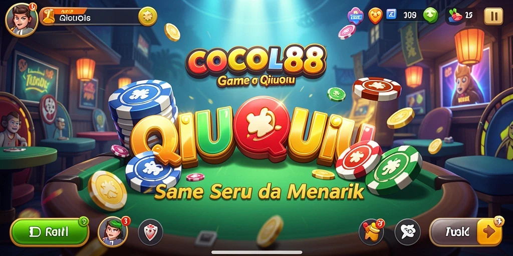 Tampilan gameplay seru dalam COCOL88 QiuQiu.