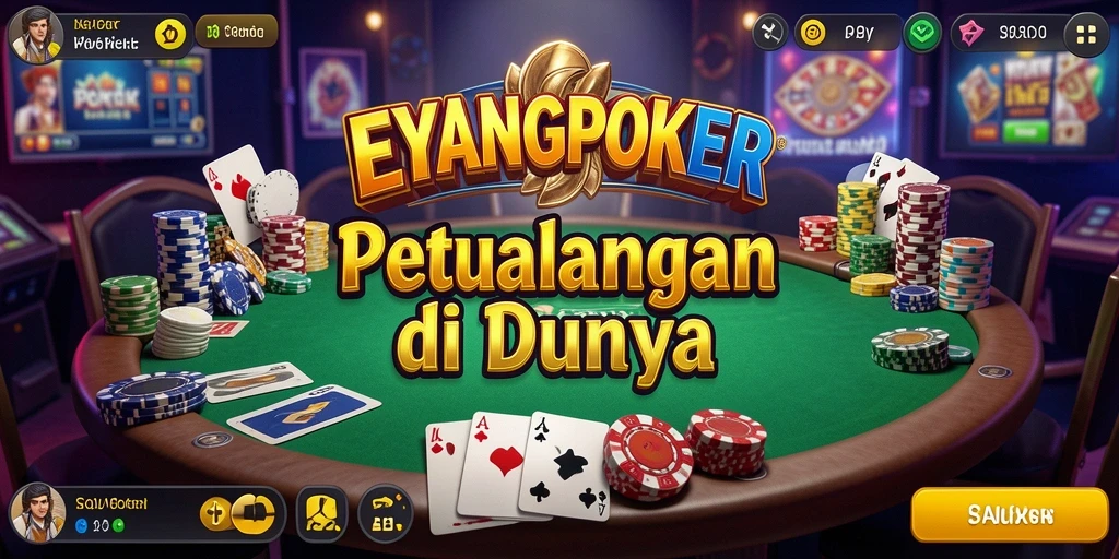 Gameplay seru dalam petualangan dunia poker.