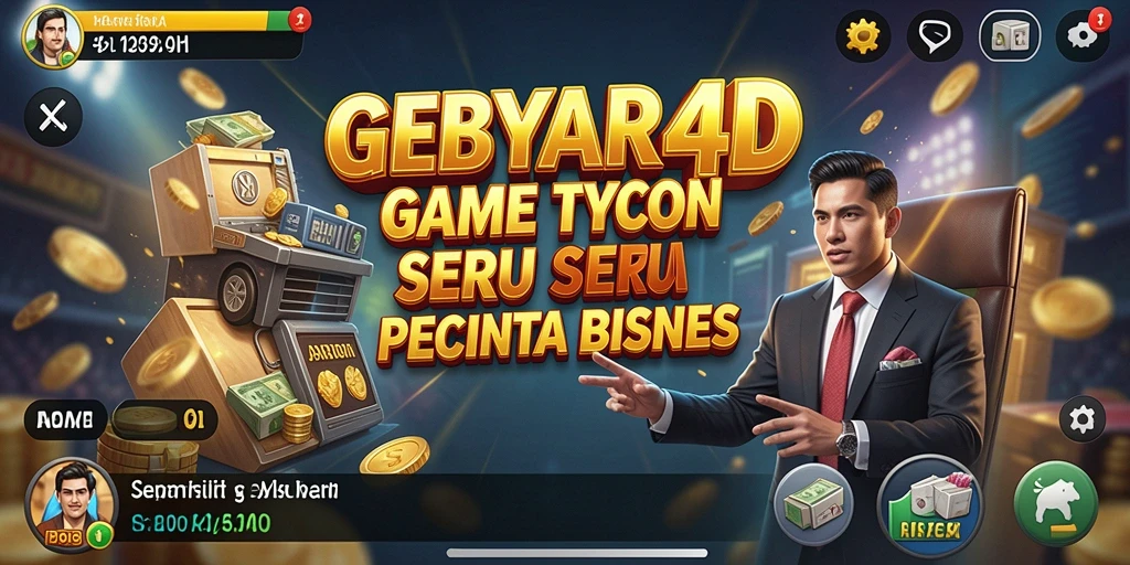 Screenshot gameplay GEBYAR4D dengan elemen Tycoon.
