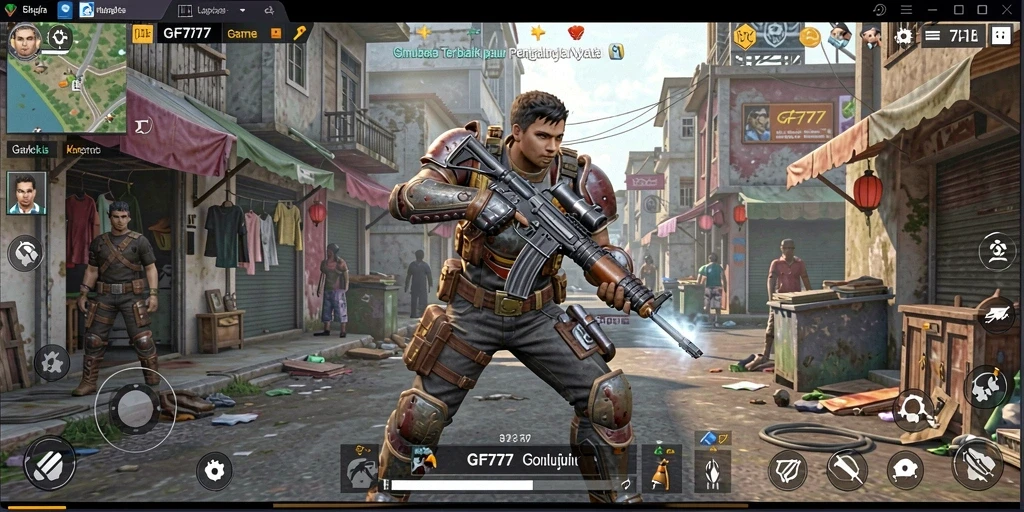 Tampilan gameplay menarik dan interaktif dari GF777.