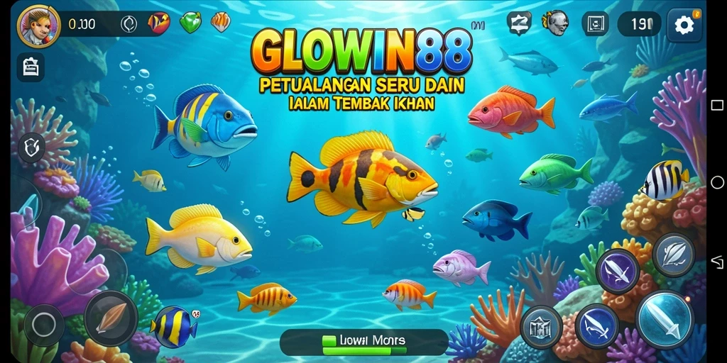 Gameplay seru dengan aksi menembak ikan yang mendebarkan.