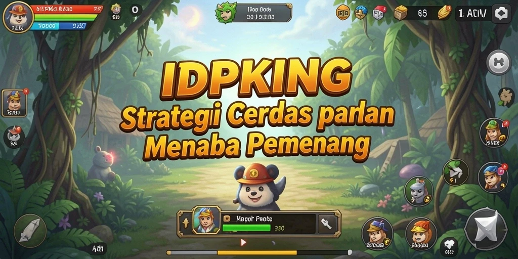 Tampilan gameplay menarik dari IDPKING dengan strategi mendebarkan.