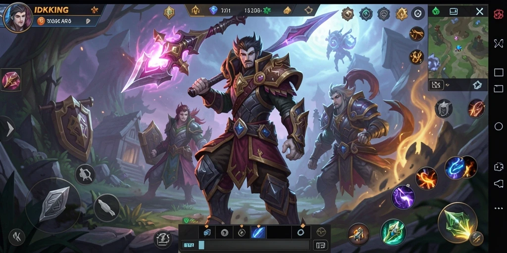 Tampilan dinamis gameplay ARPG yang menarik di IDRKING.
