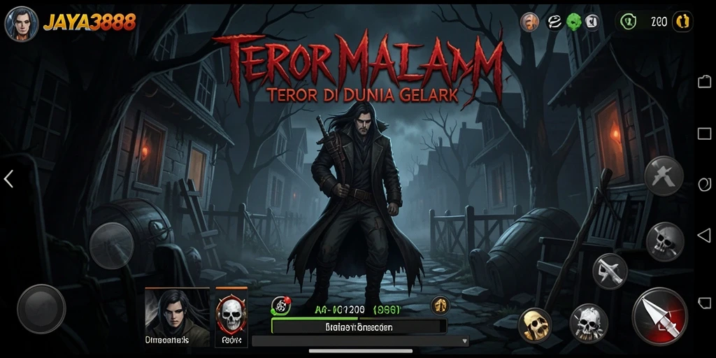 Gameplay menegangkan dalam JAYA388 dengan suasana horor yang mendalam.