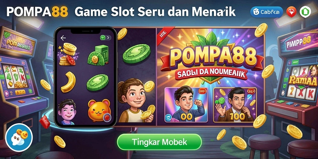 Screenshot gameplay POMPA88 yang menunjukkan keseruan permainan Slot.