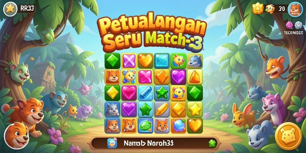 Tampilan gameplay RR33 yang menantang dan mengasyikkan.