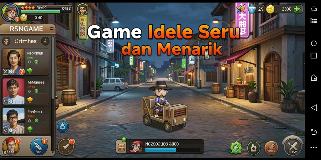 Screenshot RSNGAME menampilkan keseruan gameplay Idle.
