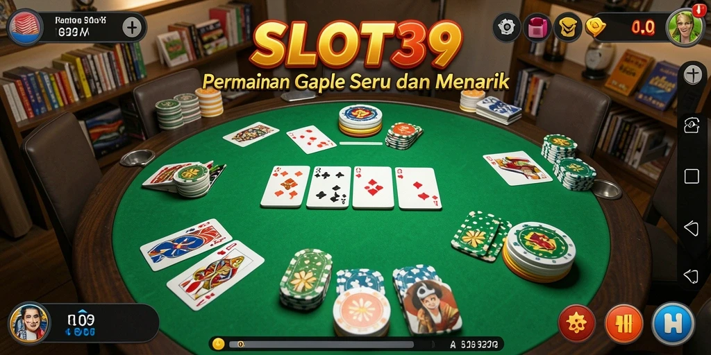 Tampilan gameplay seru dari aplikasi Gaple SLOT39.